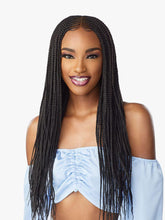 Load image into Gallery viewer, 4 x 5 Braided Lace Wig - Center Part Feed-In 28&quot;
