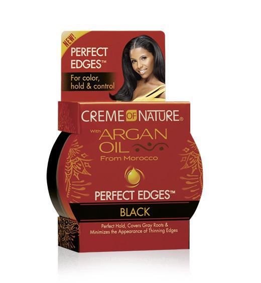 Creme of Nature Argan Oil Perfect Edges Black (2.25 oz)
