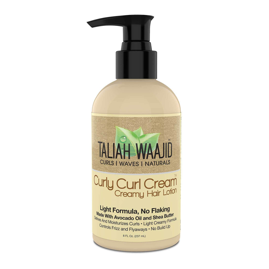 Taliah Waajid Curly Curl Cream Creamy Hair Lotion (8 oz)