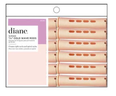 DIANE DCW2 COLD WAVE ROLLERS 11/16 SAND 12PK