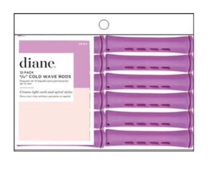 DIANE DCW3 COLD WAVE ROLLERS 9/16 ORCHID 12PK