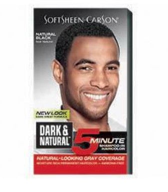 Dark & Natural Permanent Men's Hair Color Natural Black
