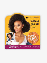 Load image into Gallery viewer, Curls Kinks &amp; Co 4C Clique 100% Human Hair Clip-Ins 14&quot;
