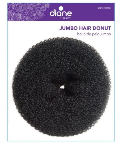 DIANE D3700 LARGE HAIR DONUT BLK