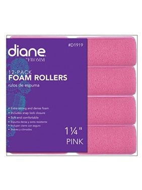 DIANE D1919 FOAM ROLLER 1-1/4 PINK 8PK