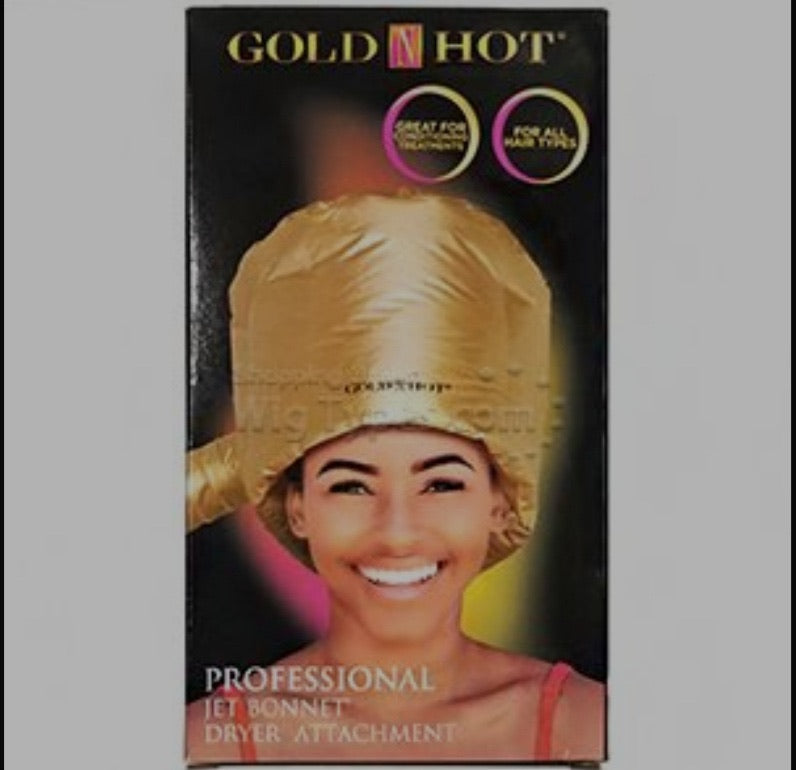 Gold N Hot Attach Jet Bonnet GOLD