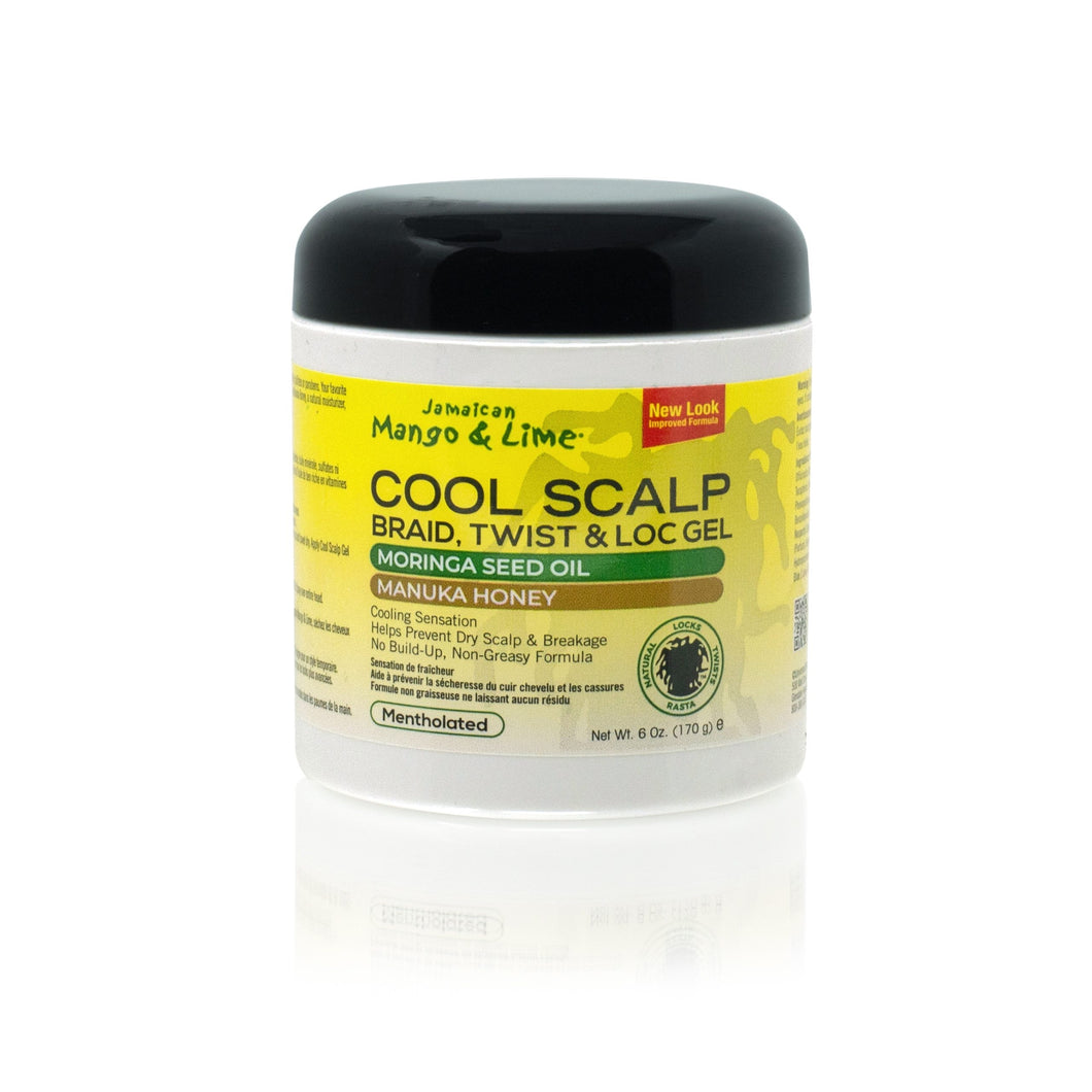 Jamaican Mango & Lime Cool Scalp Braid Twist & Lock Gel Mentholated (6oz)