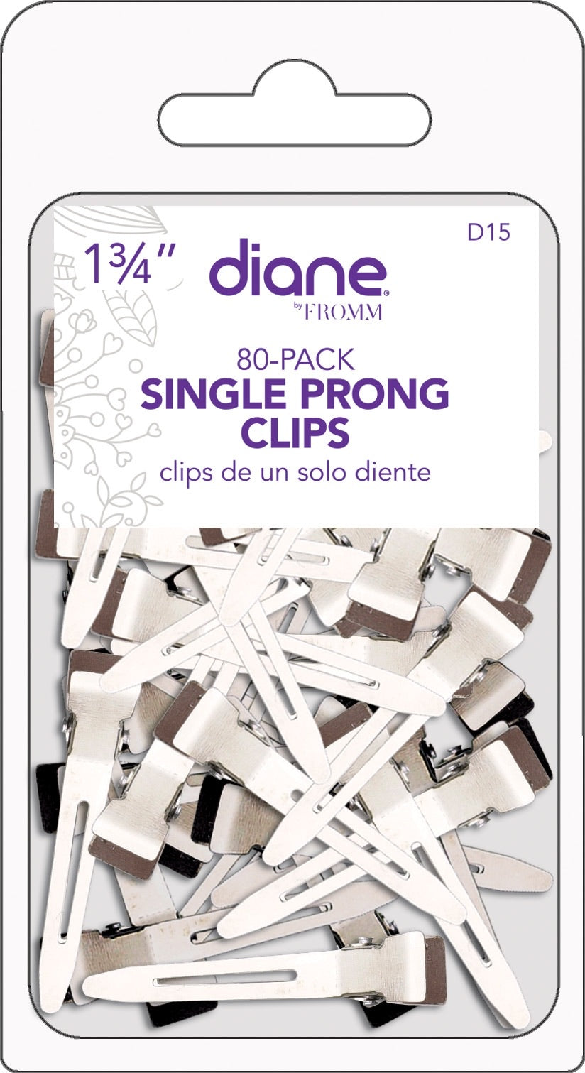 DIANE D15 1.75IN SINGLE PRONG CLIPS 80PK